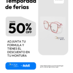ADJUNTA TU FORMULA Y TIENES EL DESCUENTO EN TU MONTURA