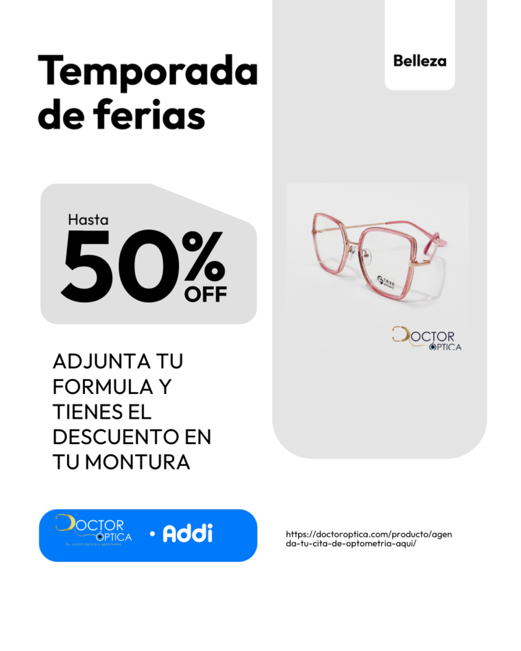 ADJUNTA TU FORMULA Y TIENES EL DESCUENTO EN TU MONTURA